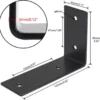 Unyqoos® Set van vier robuuste wandbeugels voor zwevende wandplanken in huis