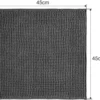 Unyqoos® Zachte Antislip Badmat van Chenille voor Badkamer en Douche, Donkergrijs, 45 x 45 cm