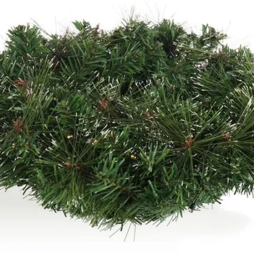 P-87213231692200-20260405141220.webp Unyqoos® Sfeervolle kerstkrans met LED-verlichting en timer voor deur of tafel