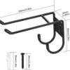 P-87213231701962-20260406114805.webp Unyqoos® Set van 4 multifunctionele wandhaken voor garage en tuinopslag