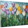 P-87213231706530-20260406123155.webp Unyqoos® Wanddecoratie 30x20 cm met Kleurrijke Tulpen voor Moderne Interieurs