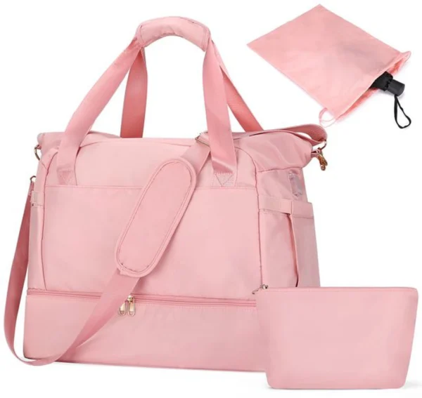 Unyqoos® Stijlvolle 32L Reisrugzak voor Dames met Schoenenvak en Accessoirepakket