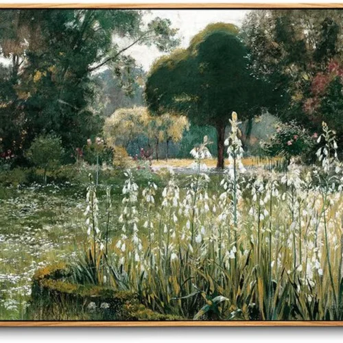 Unyqoos® Vintage Canvas Wandkunst Met Lijst Voor Diverse Ruimtes En Stijlen