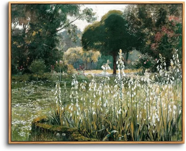 Unyqoos® Vintage Canvas Wandkunst Met Lijst Voor Diverse Ruimtes En Stijlen