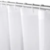 Unyqoos® Waterafstotend en Schimmelwerend Douchegordijn met Ringen, 180 x 180 cm, Wit