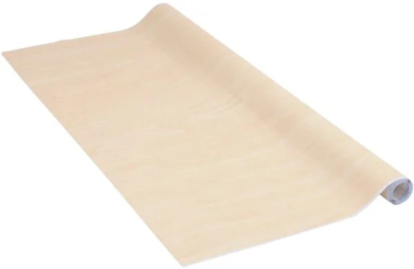 P-87213231754670-20260405113633.webp Unyqoos® Zelfklevende decoratieve folie met esdoornhout look voor diverse oppervlakken 45 cm x 2 m