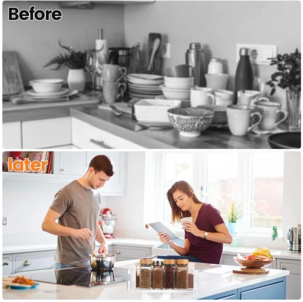 P-87213231761438-20260406094315.webp Unyqoos® Transparante en Stapelbare Koelkastorganizers met Handgrepen voor Keuken