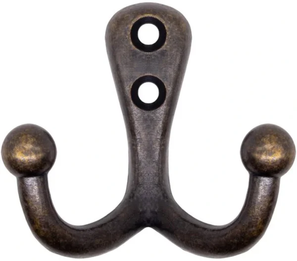P-87213231761983-20260406114826.webp Unyqoos® Set van vijf vintage dubbele haken voor stijlvolle organisatie in huis