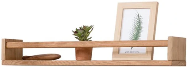 Unyqoos® Massief eiken wandplank voor kinderkamer en meer, eenvoudig te monteren