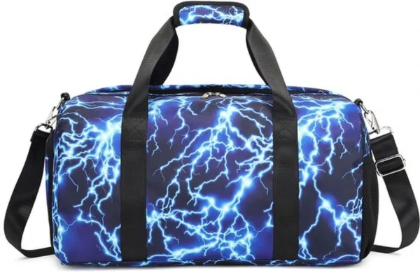 Unyqoos® Multifunctionele Sport- en Reistas voor Jongens met Schoenenvak en Waterdichte Vakken, 33 Liter Capaciteit, Blauw