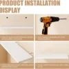 Unyqoos® Wandplank van massief hout in wit met moderne uitstraling en hoge draagkracht