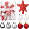 P-87213231856880-20260406093038.webp Unyqoos® Set van 30 kleurrijke mini-kerstballen voor sfeervolle feestdecoratie