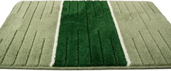 P-87213231869752-20260405134214.webp Unyqoos® Stijlvolle groene badmat met 3D-effect en antislip voor veilig badkamergebruik