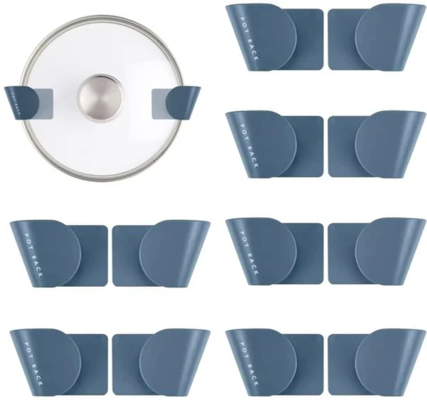 P-87213231880090-20260406100306.webp Unyqoos® Zelfklevende wandhouder voor deksels met verstelbaar ontwerp voor keuken en badkamer