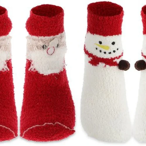 P-87213231885420-20260406093115.webp Unyqoos® Warme en Zachte Kerstsokken voor Dames met Vrolijke Designs, 2 Paar