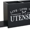 Unyqoos® Stijlvolle Grote Keukenorganizer Met Verwijderbare Bodem En Twee Praktische Vakken