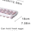 Unyqoos® Ruime eierhouder voor koelkast met capaciteit voor 18 eieren