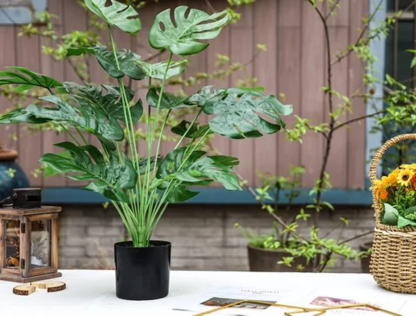 Unyqoos® Grote kunstplant met verstelbare takken voor huis en kantoor decoratie