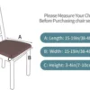 Unyqoos® Elastische grijze stoelhoezen set voor eetkamer en evenementen