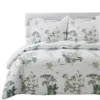 P-87213231920510-20260405103518.webp Unyqoos® Twee-delige bloemen dekbedovertrekset van microvezel met ritssluiting