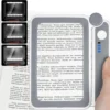 Unyqoos® Handzaam inklapbaar vergrootglas met verlichting voor lezen en handwerk