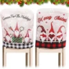 P-87213231960110-20260406093150.webp Unyqoos® Set van twee kleurrijke kerststoelhoezen voor feestelijke eetkamerdecoratie