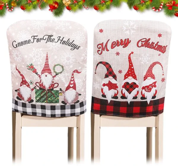 P-87213231960110-20260406093150.webp Unyqoos® Set van twee kleurrijke kerststoelhoezen voor feestelijke eetkamerdecoratie