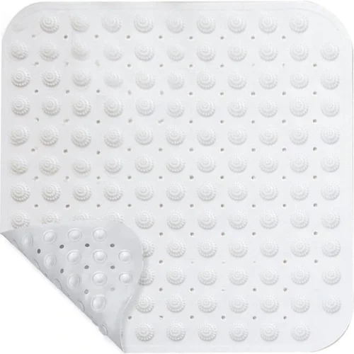 P-87213231975680-20260405135257.webp Unyqoos® Vierkante antislip douchemat met massage-effect en zuignappen 48x48 cm