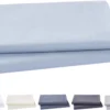 P-87213232108852-20260406111713.webp Unyqoos® Set van twee lichtblauwe kussenslopen van zachte microvezel voor comfort