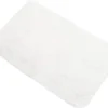 Unyqoos® Witte rechthoekige badmat van chenille met antislip en absorberende eigenschappen