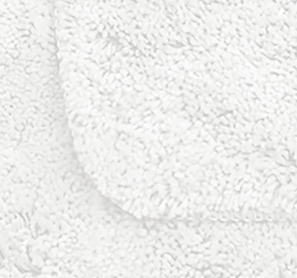 Unyqoos® Witte rechthoekige badmat van chenille met antislip en absorberende eigenschappen