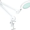 Unyqoos® Dimbare LED Vergrootlamp met Zwenkarm en Klem voor Gedetailleerd Werk