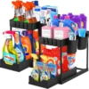 Unyqoos® Praktische Keuken- en Badkamer Organizer met Uittrekbare Lade en Extra Haken voor Optimale Opbergruimte