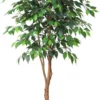 Unyqoos® Decoratieve kunstplant Ficus Benjamina van 150 cm voor interieur en kantoor