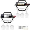 P-87213232237550-20260406110144.webp Unyqoos® Stijlvol metalen wandrek voor wijnflessen en glazen voor keuken en bar