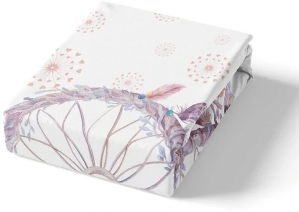 Unyqoos® Bohemien Dromenvanger Dekbedovertrekset met Botanische en Veer Motieven
