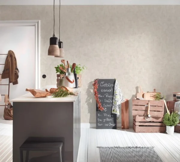 Unyqoos® Industrieel Vliesbehang in Rustieke Pleisterlook voor Moderne Interieurs