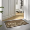 P-87213232257660-20260406091534.webp Unyqoos® Wasbare en veelzijdige deurmat voor binnen- en buitengebruik 50x75 cm, bruin