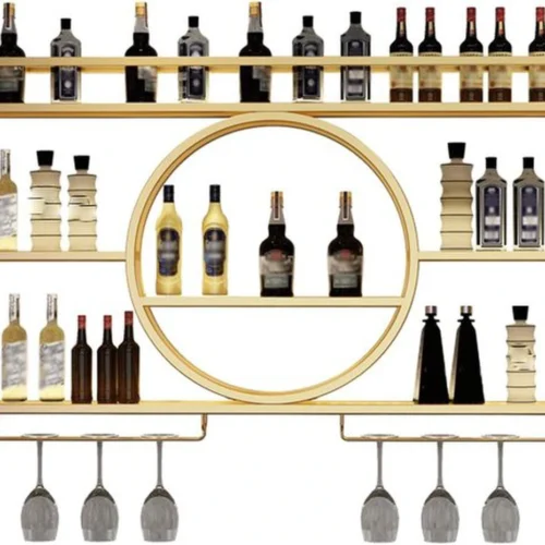 P-87213232264350-20260406110132.webp Unyqoos® Stijlvol en Ruimtebesparend Wandgemonteerd Wijnrek voor Bar en Restaurant