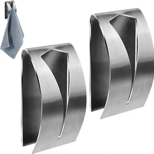 P-87213232281700-20260405180828.webp Unyqoos® Zelfklevende handdoekhouder set van twee voor keuken en badkamerwand