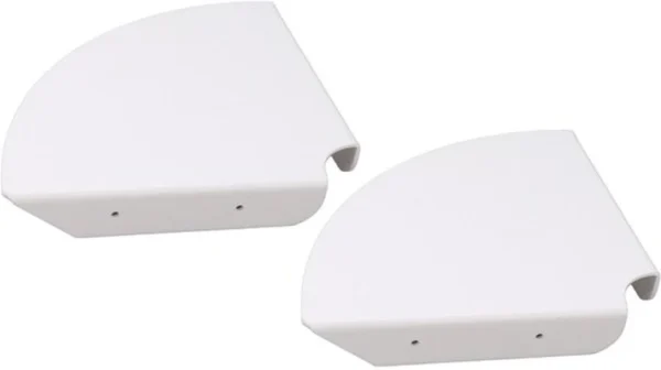 P-87213232304014-20260406080924.webp Unyqoos® Set van twee witte zwevende hoekplanken voor multifunctioneel gebruik in huis