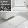 P-87213232305174-20260405134420.webp Unyqoos® Ultrazachte witte badmat van traagschuim met antislip en snelle absorptie