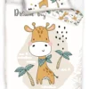 Unyqoos® Kinderbedtextielset van 100% Katoen met Safari Dierenontwerp voor Jongens en Meisjes