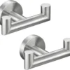P-87213232344850-20260406115347.webp Unyqoos® Twee roestvrijstalen wandhaken voor handdoeken in badkamer en keuken
