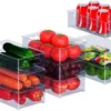 Unyqoos® Complete 9-Delige Set van Koelkastorganizers in Drie Maten voor Diverse Opslagbehoeften