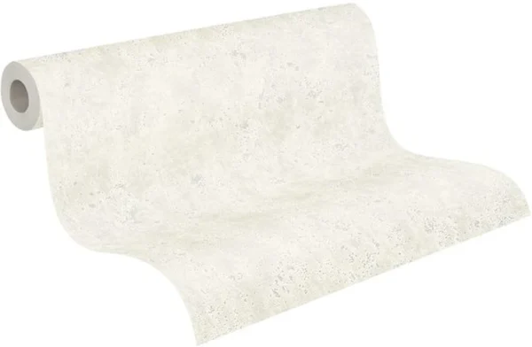 Unyqoos® Eenkleurig vliesbehang met pleisterstructuur voor een industrieel interieurontwerp