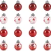 Unyqoos® Onbreekbare rode kerstballen set voor veelzijdige kerstboomversiering