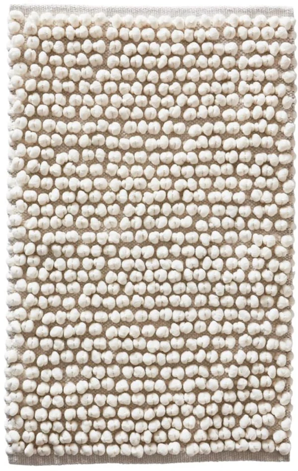 Unyqoos® Moderne Luxe Badmat met Popcornstructuur voor Stijlvolle Badkamers - 50 x 80 cm