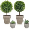 P-87213232403250-20260405135236.webp Unyqoos® Set van vier levensechte kunstplanten voor diverse interieurdecoratie
