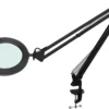 Unyqoos® Dimbare LED-vergrootlamp met flexibele arm en glazen lens voor precisiewerk
